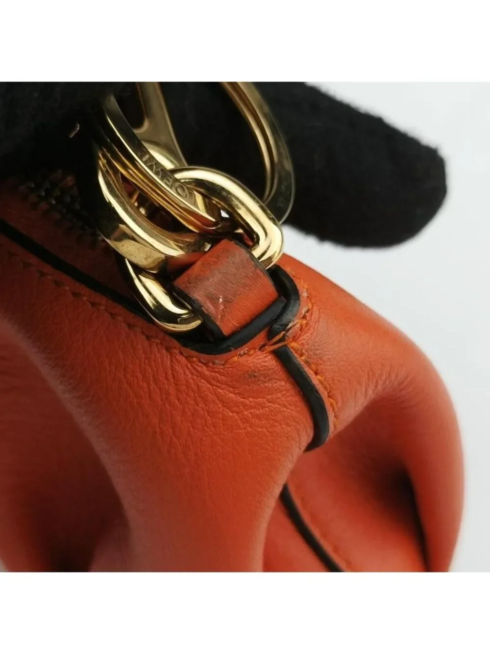 Loewe Elephant Orange Leather